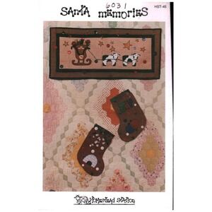 Homestead Station Santa Memories HST-45 Sewing Pattern Vintage 1993 Folk Art Cow